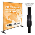 Economy Adjustable Stand w/ 8'x8' 13oz Vinyl Banner (A+ Rated, No Rush, Proof, or Setup Charges)